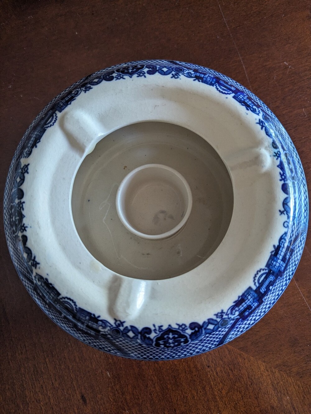 1920s Blue Willow Design Japan Ashtray - Picture 3 of 10